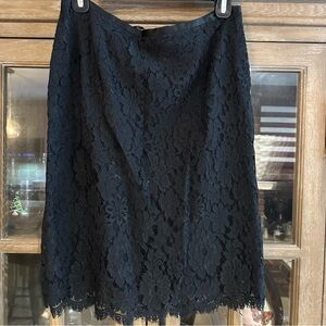 Ann Taylor Lace Pencil Skirt